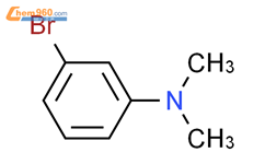 3-溴-N,N-二甲基苯胺结构式图片|16518-62-0结构式图片