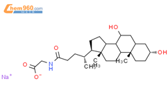 甘氨鹅脱氧胆酸钠结构式图片|16564-43-5结构式图片