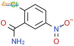 2-氯-5-硝基苯甲酰胺结构式图片|16588-15-1结构式图片