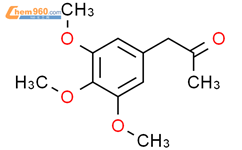 3,4,5-三甲氧基苯基丙酮结构式图片|16603-18-2结构式图片