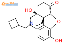 **喃-6-酮，17-（环丁基甲基）-4,5-环氧-3,14-二羟基-（5a）-结构式图片|16676-33-8结构式图片