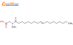 Glycine,N-methyl-N-(1-oxo-9-octadecen-1-yl)-结构式图片|16693-85-9结构式图片