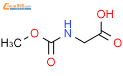 N-(甲氧羰基)甘氨酸结构式图片|1670-97-9结构式图片