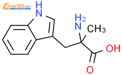 L-Tryptophan,伪-methyl-结构式图片|16709-25-4结构式图片