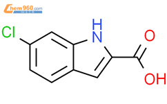 6-氯吲哚-2-羧酸结构式图片|16732-75-5结构式图片