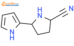 2-Pyrrolidinecarbonitrile, 5-(1H-pyrrol-2-yl)-, trans-
