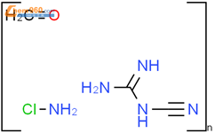 双氰胺甲醛树脂结构式图片|167396-32-9结构式图片