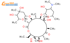 红霉素C结构式图片|1675-02-1结构式图片