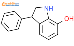 1H-Indol-7-ol, 2,3-dihydro-3-phenyl-