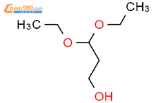 3,3-二乙氧基-1-丙醇结构式图片|16777-87-0结构式图片