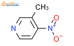 3-甲基-4-硝基吡啶结构式图片|1678-53-1结构式图片