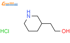 2-(3-哌啶基)乙醇盐酸盐结构式图片|16780-04-4结构式图片