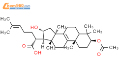 3-O-乙酰基-16α-羟基-氢化松苓酸结构式图片|168293-13-8结构式图片