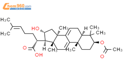 3-O-乙酰基-16α-羟基松苓新酸结构式图片|168293-14-9结构式图片