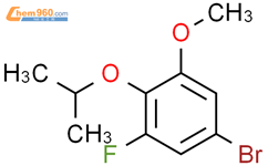 5-溴-1-氟-2-异丙氧基-3-甲氧基苯结构式图片|1683547-41-2结构式图片