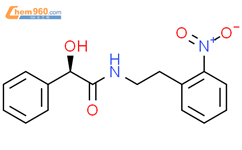 (αR)-α-羟基-N-[2-(2-硝基苯基)乙基]苯乙酰胺结构式图片|1684452-87-6结构式图片