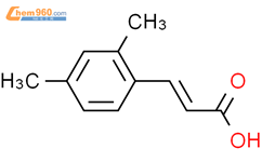 2,4-二甲基肉桂酸结构式图片|1685-80-9结构式图片