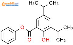 Benzoic acid,2-hydroxy-3,5-bis(1-methylethyl)-, phenyl ester结构式图片|16881-60-0结构式图片