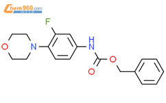 (3-氟-4-吗啉-4-基苯基)氨基甲酸苄酯结构式图片|168828-81-7结构式图片