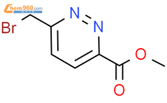 6-(溴甲基)哒嗪-3-羧酸甲酯结构式图片|1688685-38-2结构式图片