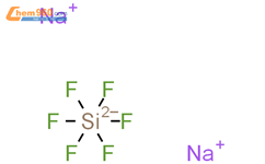 氟硅酸钠结构式图片|16893-85-9结构式图片