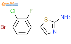 5-(4-溴-3-氯-2-氟苯基)-2-噻唑胺结构式图片|1690605-72-1结构式图片