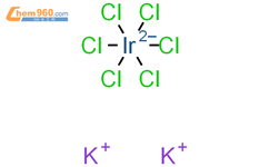 六氯铱(IV)酸钾结构式图片|16920-56-2结构式图片