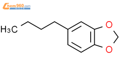 1-(3,4-亚甲基二氧基苯基)丁烷结构式图片|16929-05-8结构式图片