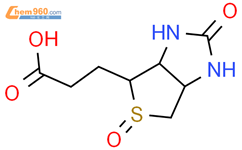 1H-Thieno[3,4-d]imidazole-4-propanoic acid, hexahydro-2-oxo-,5-oxide结构式图片|16968-99-3结构式图片