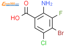 2-氨基-4-溴-5-氯-3-氟苯甲酸