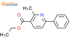 2-甲基-6-苯基吡啶-3-甲酸乙酯结构式图片|1702-14-3结构式图片