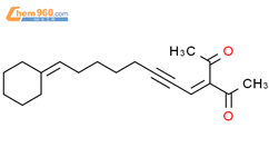 2,4-Pentanedione, 3-(8-cyclohexylidene-2-octyn-1-ylidene)-