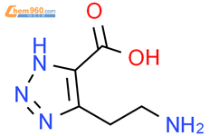 1H-1,2,3-Triazole-5-carboxylic acid, 4-(2-aminoethyl)-结构式图片|1702390-68-8结构式图片