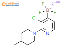 Potassium (3-chloro-2-(4-methylpiperidin-1-yl)pyridin-4-yl)trifluoroborate结构式图片|1704704-42-6结构式图片