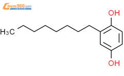 2-特辛基对苯二酚结构式图片|1706-69-0结构式图片