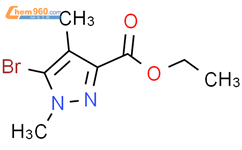 5-溴-1,4-甲基-1H-吡唑-3-羧酸乙酯