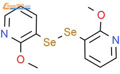 双(2-甲氧基-3-吡啶基)二硒化物结构式图片|1709782-21-7结构式图片