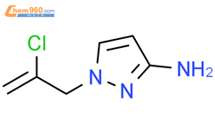 1-(2-Chloro-allyl)-1H-pyrazol-3-ylamine结构式图片|1713713-77-9结构式图片