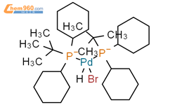 (SP-4-3)-溴双[二环己基(1,1-二甲基乙基)膦]氢化钯结构式图片|1714139-74-8结构式图片