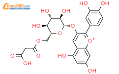 6“-丙二酰菊花胺结构式图片|171828-62-9结构式图片
