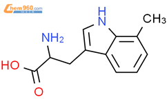7-甲基色氨酸结构式图片|17332-70-6结构式图片