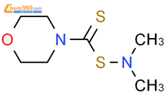 Morpholine, 4-[[(dimethylamino)thio]thioxomethyl]-结构式图片|17392-25-5结构式图片
