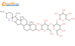 β-番茄碱苷结构式图片|17406-46-1结构式图片
