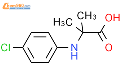 Alanine, N-(4-chlorophenyl)-2-methyl-结构式图片|17413-86-4结构式图片