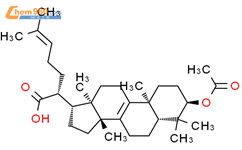 3α-乙酰氧基- 羊毛甾-8,24-二烯-21-酸