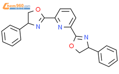 2,6-二[(4S)-4-苯基-2-恶唑啉基]吡啶结构式图片|174500-20-0结构式图片