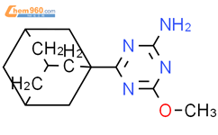 4-(1-金刚烷基)-6-甲氧基-1,3,5-三嗪-2-胺结构式图片|175204-71-4结构式图片