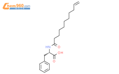 N-(1-氧代-10-十一碳烯基)-L-苯丙氨酸结构式图片|175357-18-3结构式图片