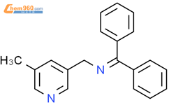 N-(二苯基亚甲基)-n-[(5-甲基吡啶-3-基)甲基]胺结构式图片|175441-83-5结构式图片
