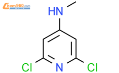 2,6-二氯-4-甲基氨基吡啶结构式图片|175461-33-3结构式图片